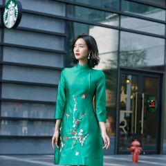 Oriental Qipao Cheongsam Chinese Dress -JQ80YYPCI-2