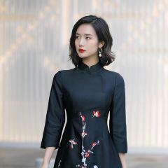 Oriental Qipao Cheongsam Chinese Dress -JQ80YYPCI-3