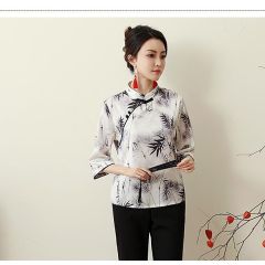 Oriental Chinese Shirt Blouse Costume -JQVXFSDQF