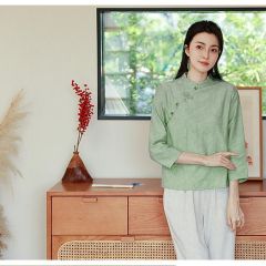 Oriental Chinese Shirt Blouse Costume -JRVH0K7KW-2