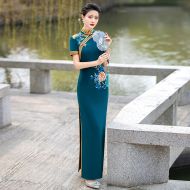 Oriental Qipao Cheongsam Chinese Dress -1C6I1OIUD