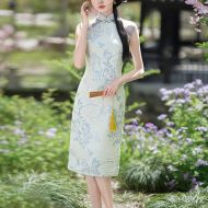Oriental Qipao Cheongsam Chinese Dress -KU44LGQZK