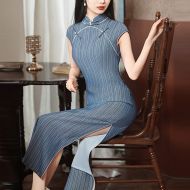Oriental Qipao Cheongsam Chinese Dress -OQKBP43LW